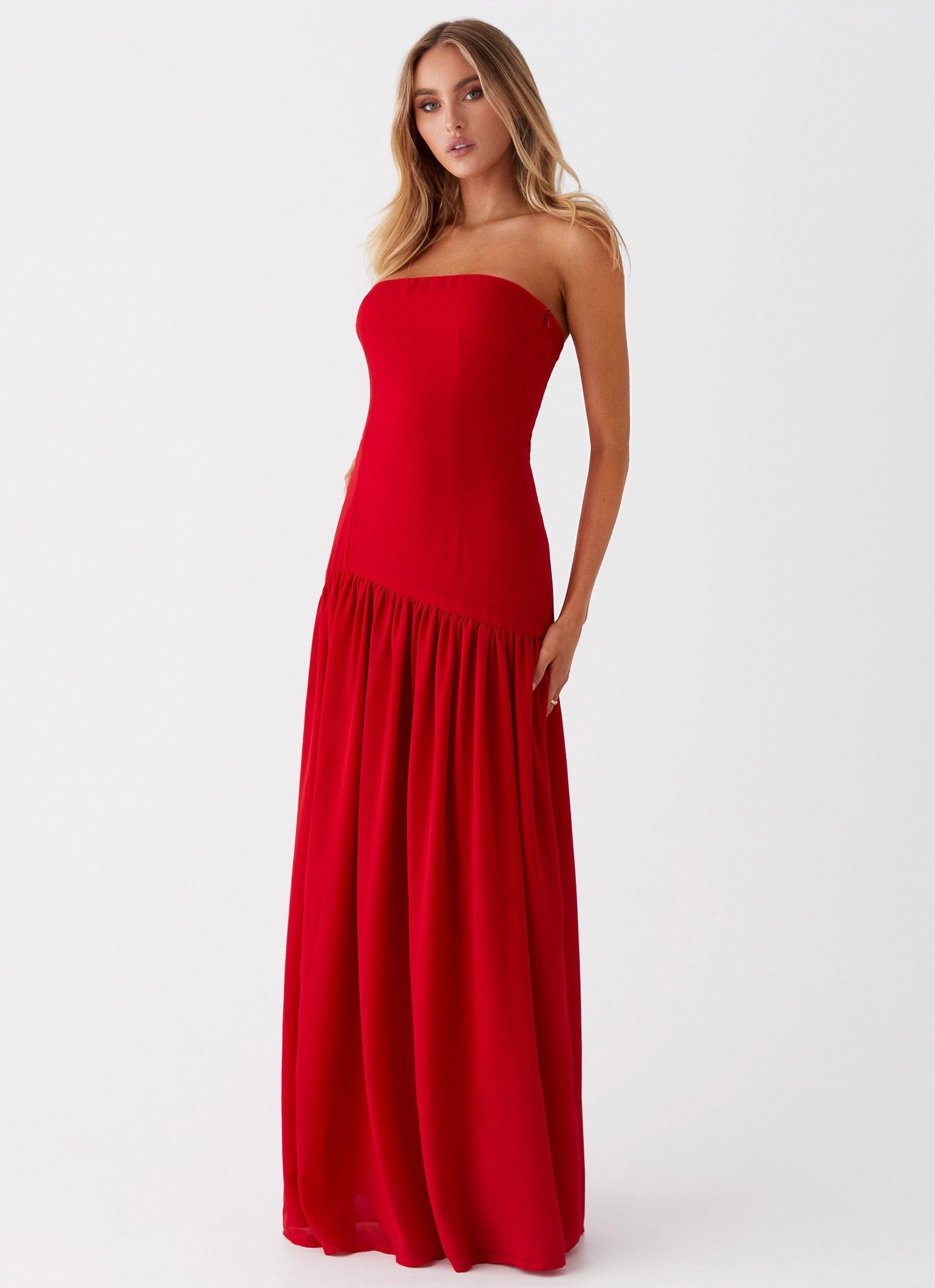 Elin™ | Vestido largo con escote