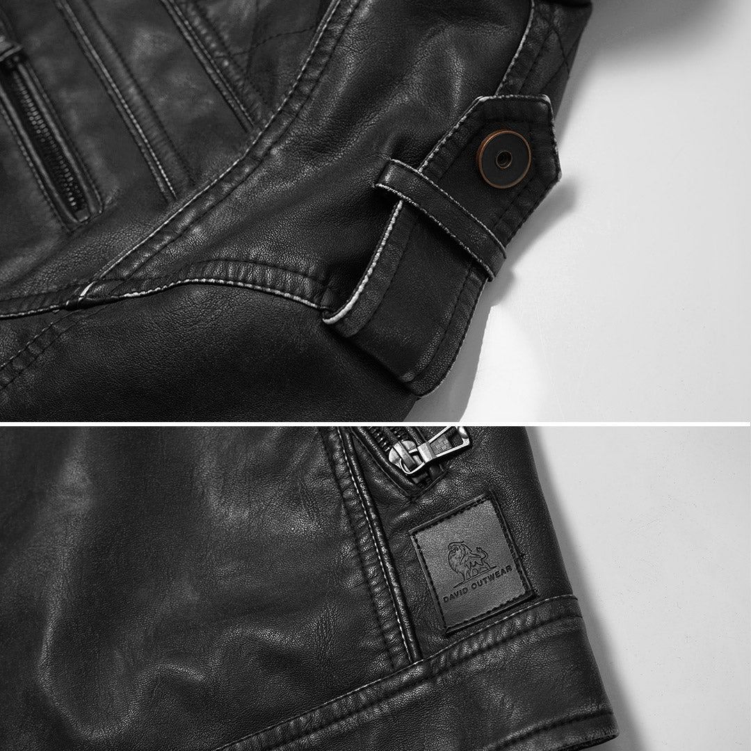 Chaqueta de cuero Engi