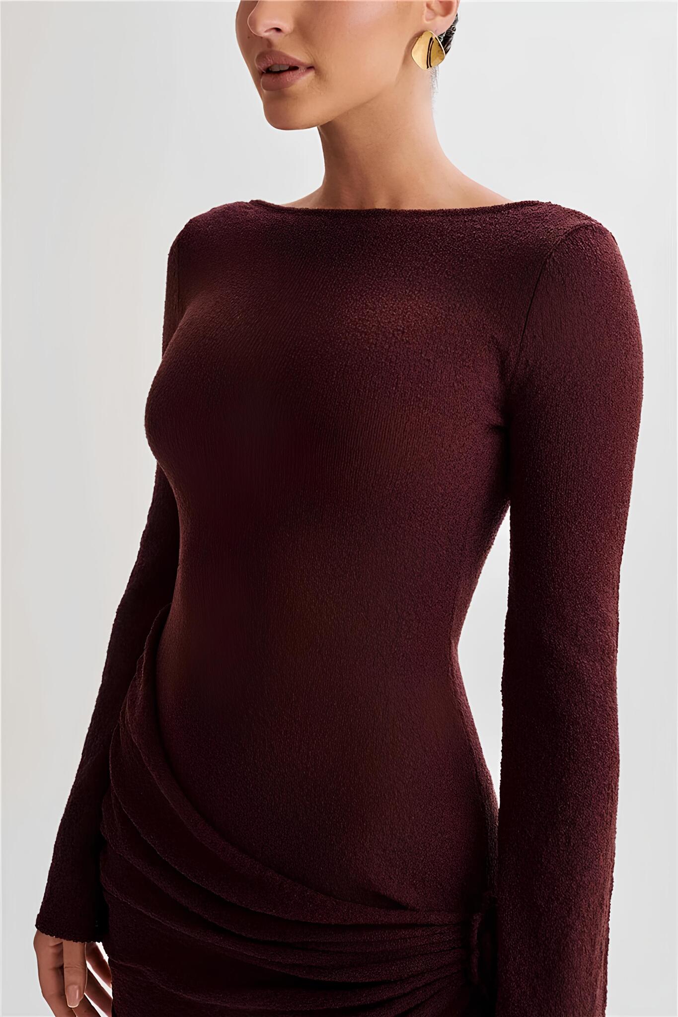 Velquira™ | Vestido mini con bufanda