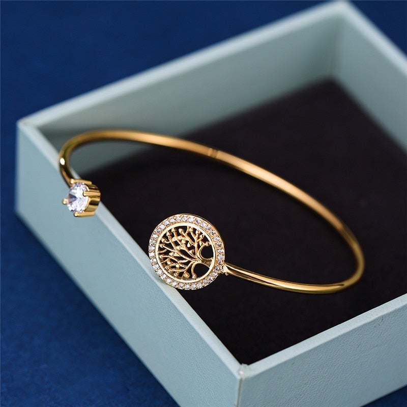 Pulsera ajustable del árbol de la vida