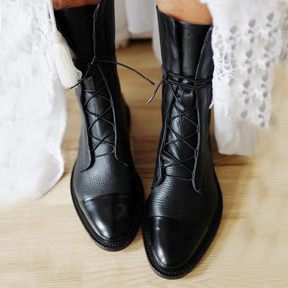 Scarlett™ - Elegantes botines de piel