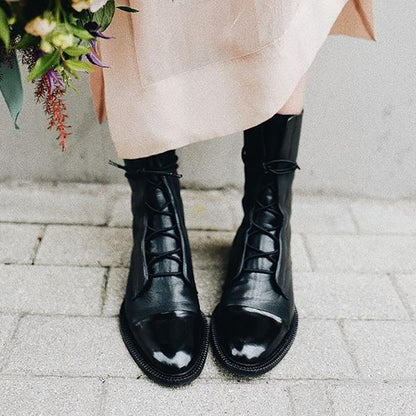 Scarlett™ - Elegantes botines de piel