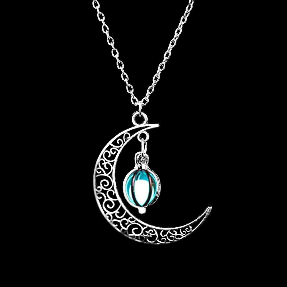 Colgante luminoso de luz de luna 