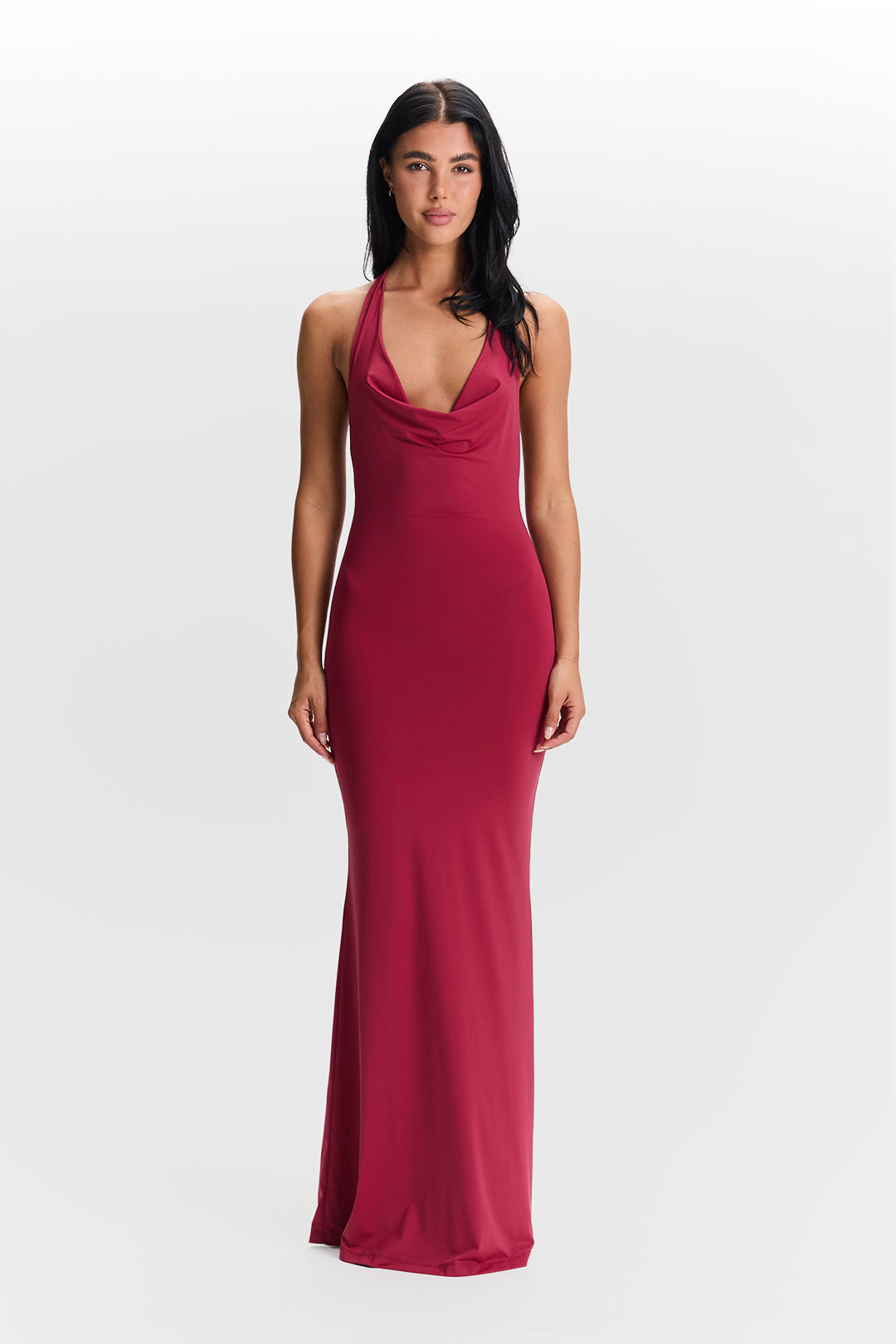 Saskia™ | Vestido con cuello vuelto 