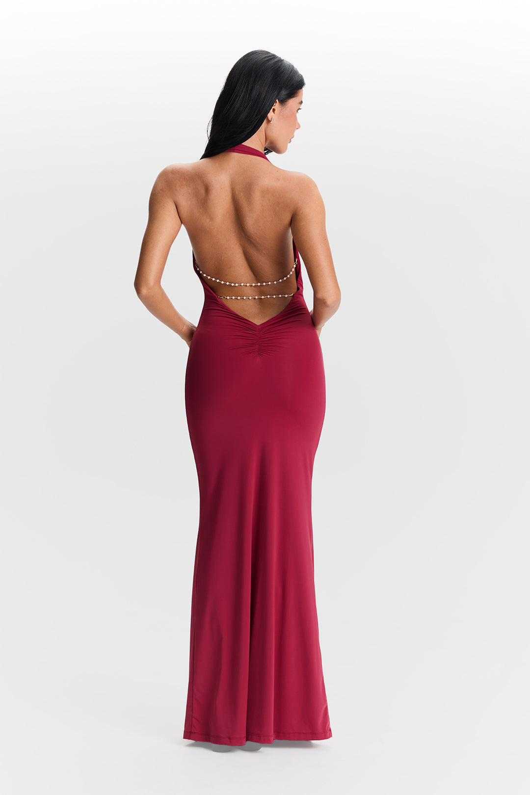 Saskia™ | Vestido con cuello vuelto 