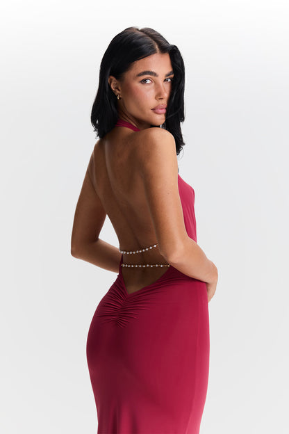 Saskia™ | Vestido con cuello vuelto 