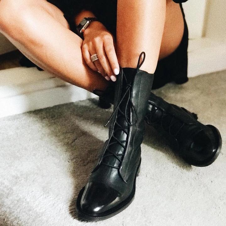 Scarlett™ - Elegantes botines de piel