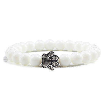 Pulsera con huellas de patas decoradas