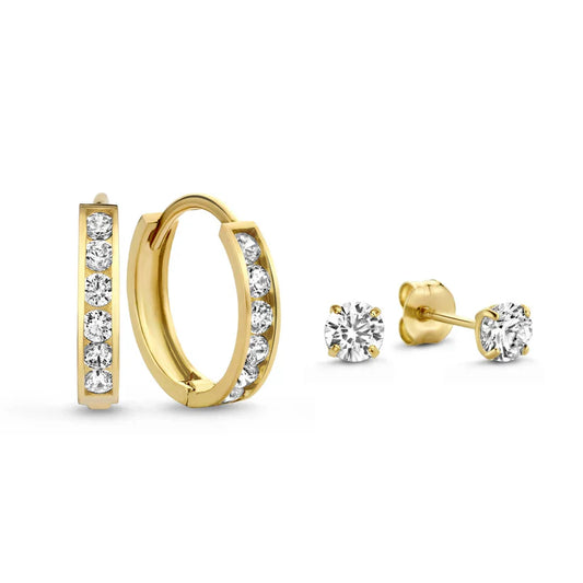 Juego de pendientes de piedra Dara Brillane
