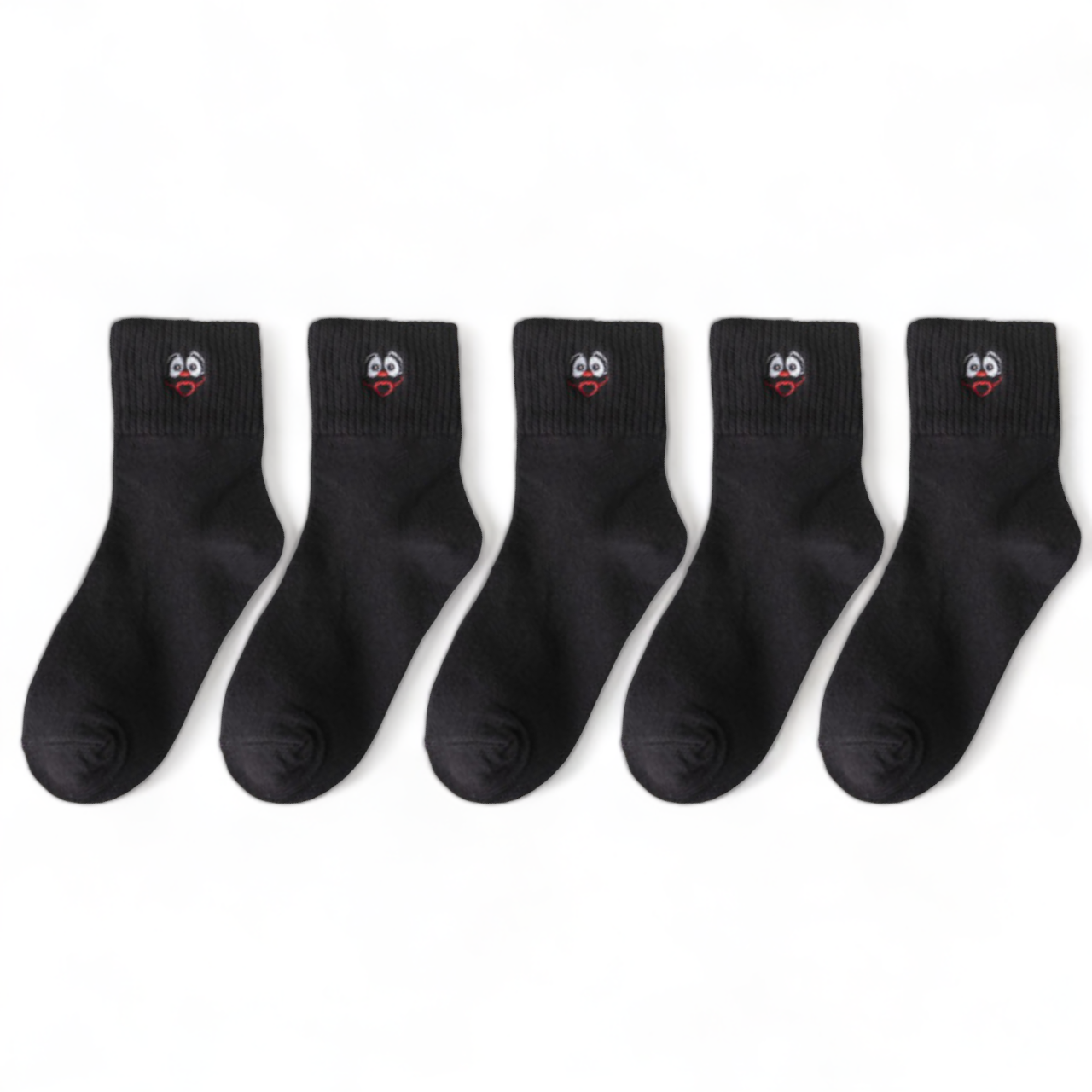 Paquete de 5 Classic Standard Negro, Blanco