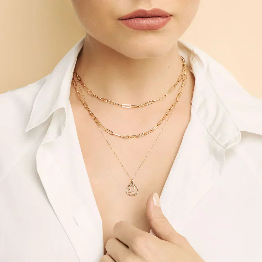 Collar con signo del zodiaco