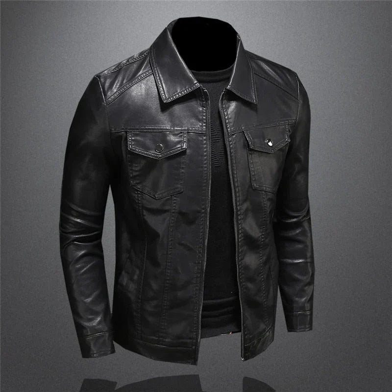 Chaqueta de cuero Alessandro