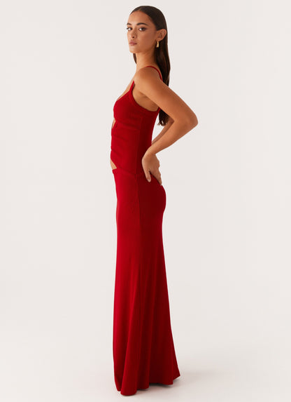 Veltrixon™ | Vestido de punto con aberturas 