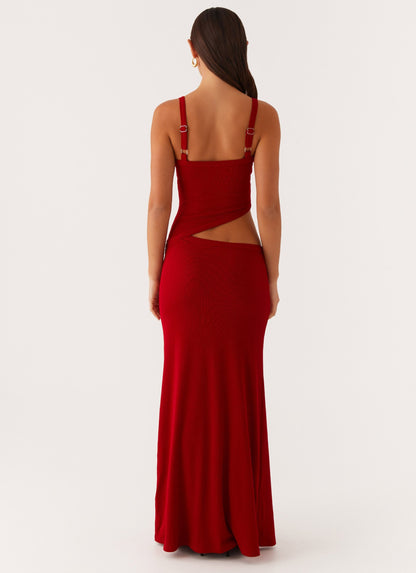 Veltrixon™ | Vestido de punto con aberturas 