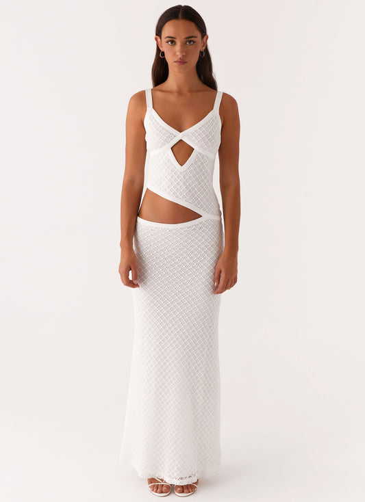 Veltrixon™ | Vestido de punto con aberturas 