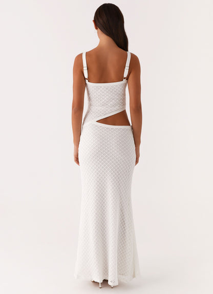 Veltrixon™ | Vestido de punto con aberturas 