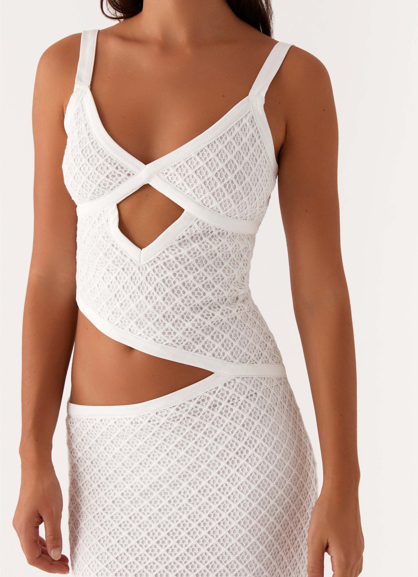 Veltrixon™ | Vestido de punto con aberturas 