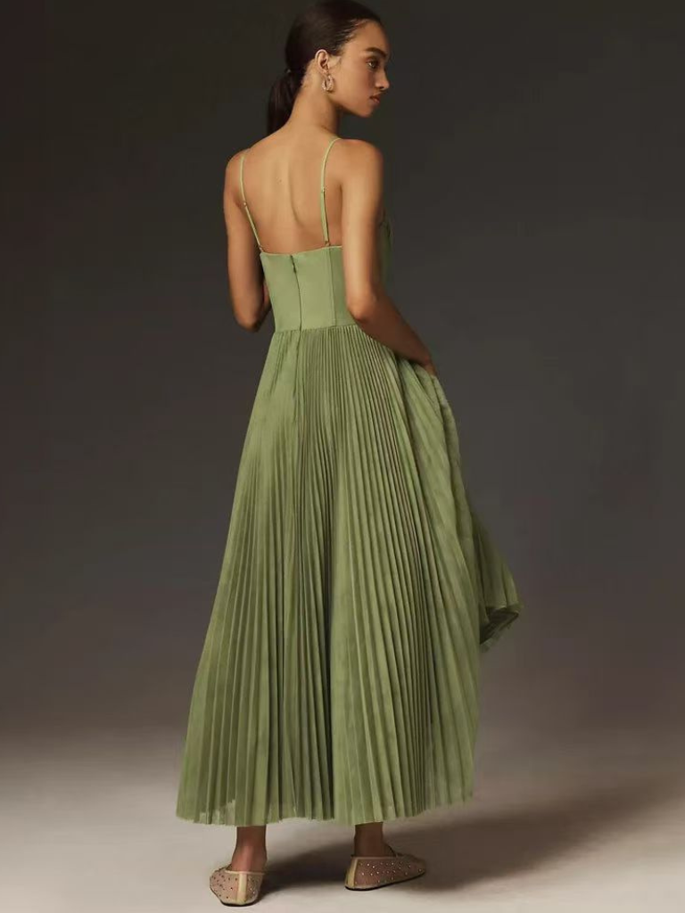 Lavinia™ | Vestido plisado romántico
