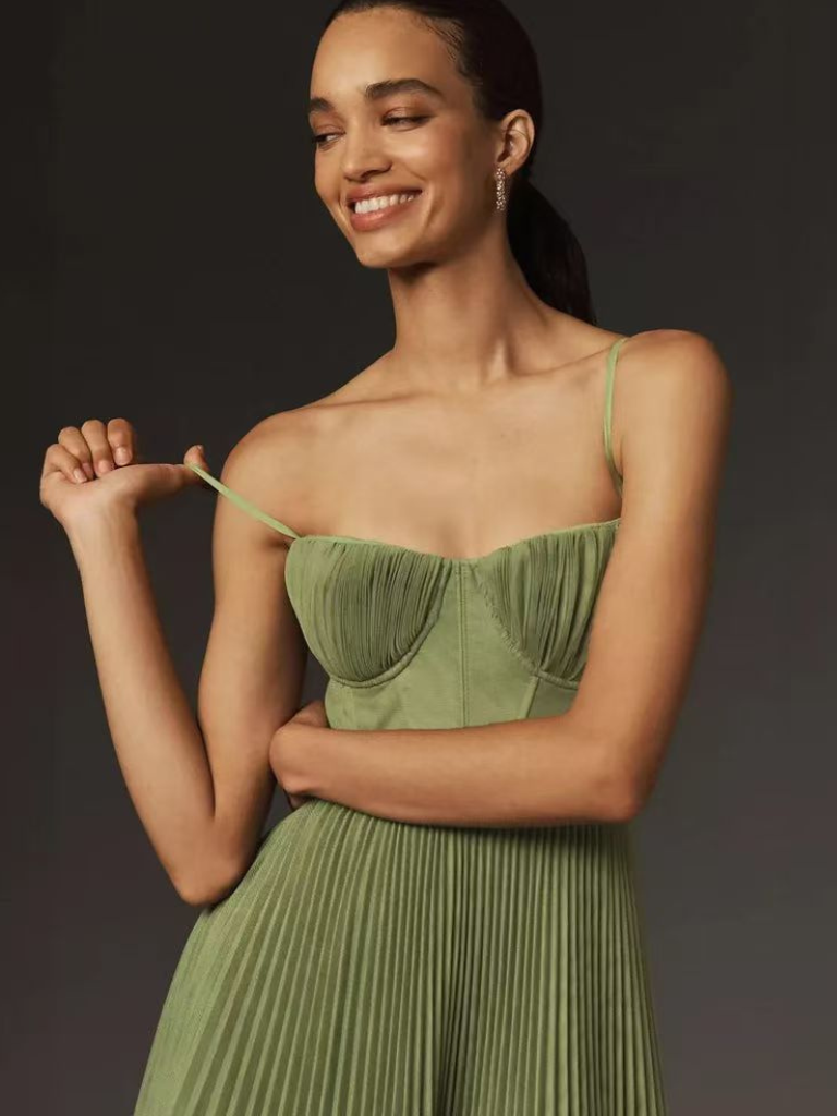 Lavinia™ | Vestido plisado romántico