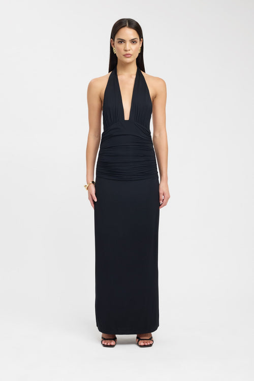 Estella™ | Vestido largo con cuello halter