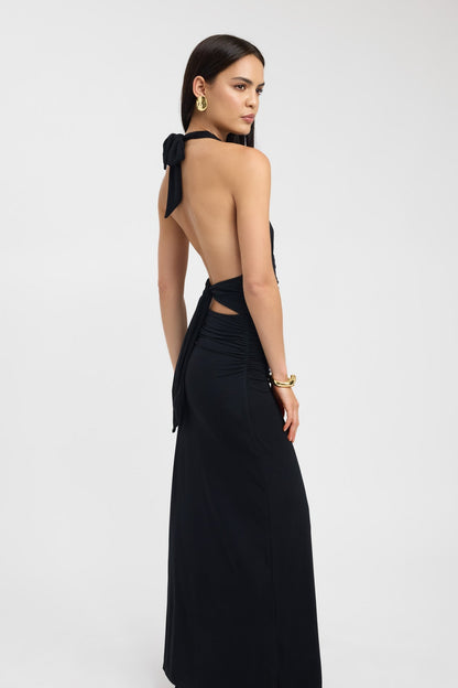 Estella™ | Vestido largo con cuello halter