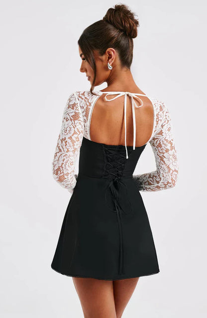Qiana™ | Minivestido fruncido