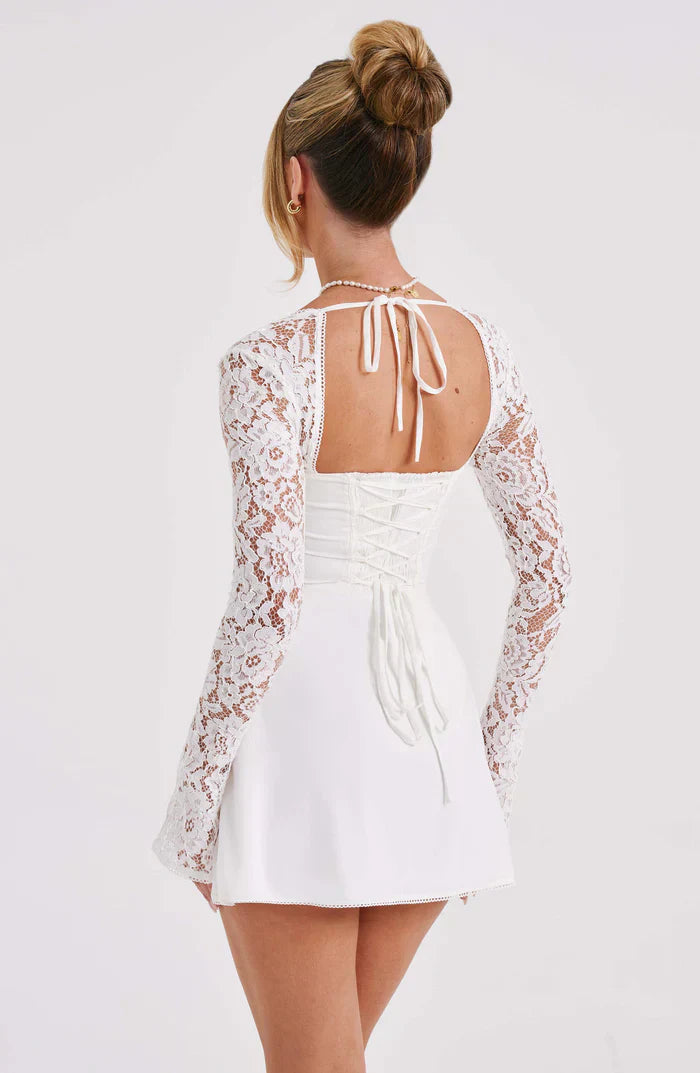 Qiana™ | Minivestido fruncido