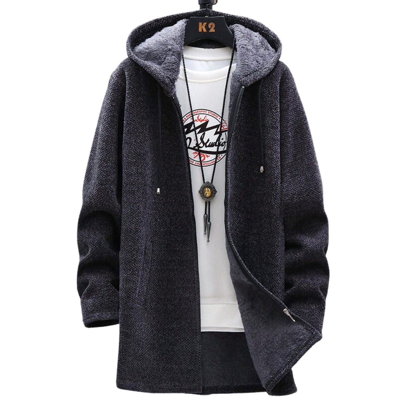Levi™ | Chaqueta con capucha y forro polar para hombre