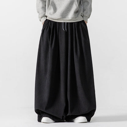 Pantalones deportivos de pana de pierna ancha y máxima comodidad