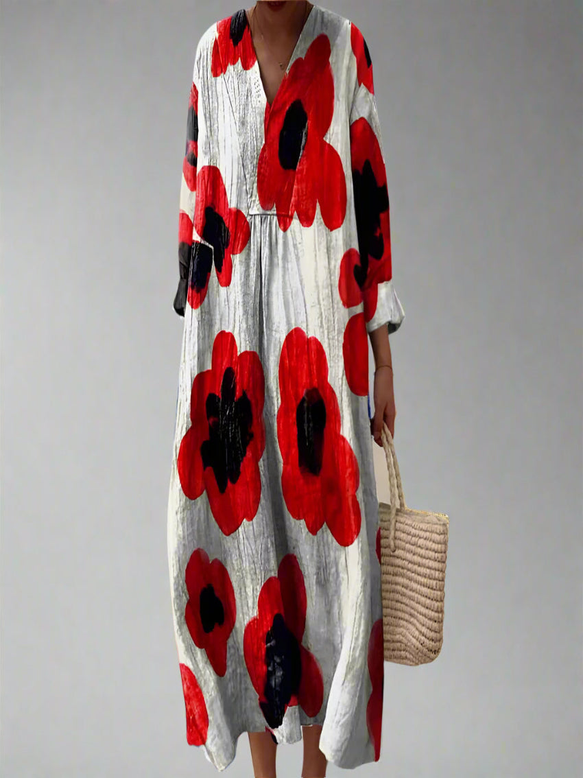 Dina | Elegante vestido abstracto