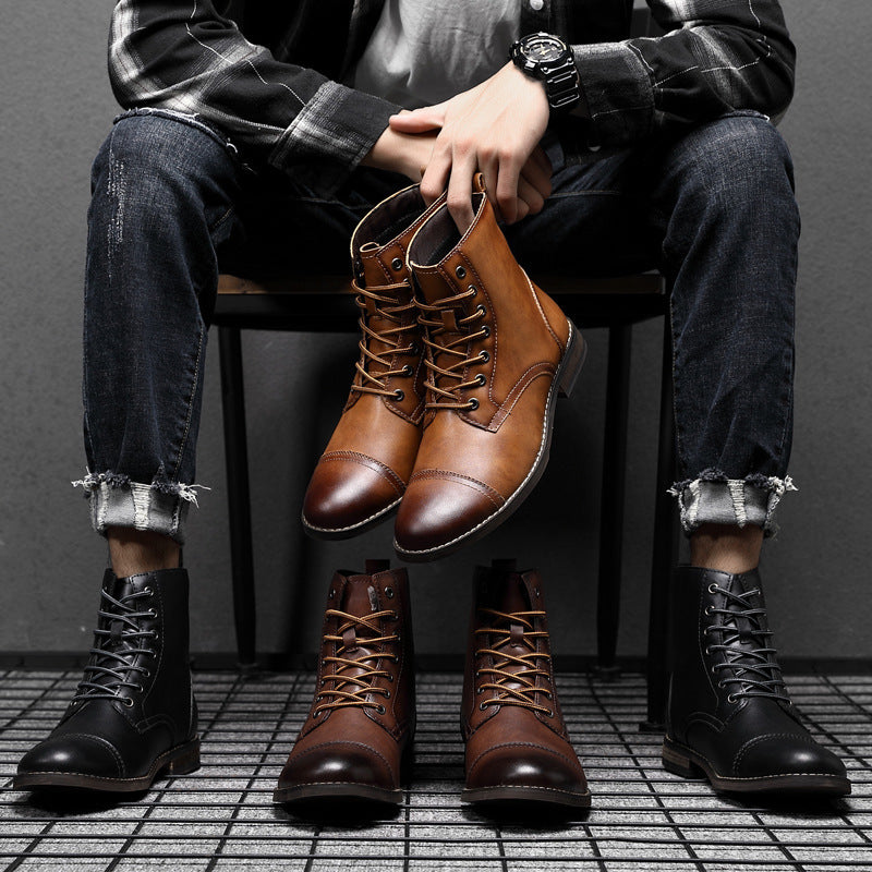 Claude | Botas de piel auténtica