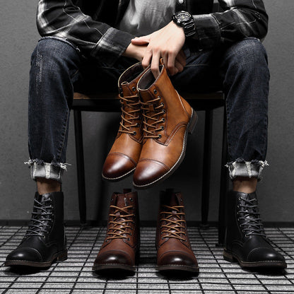Claude | Botas de piel auténtica