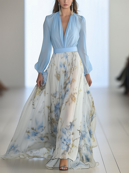 Dory - Vestido largo floral