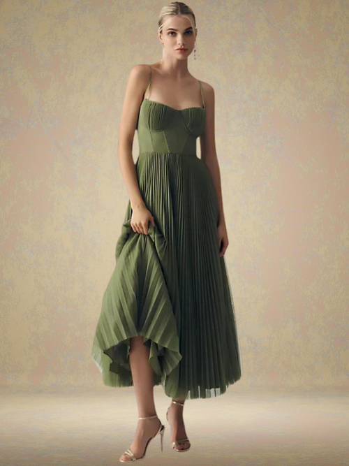 Lavinia™ | Vestido plisado romántico