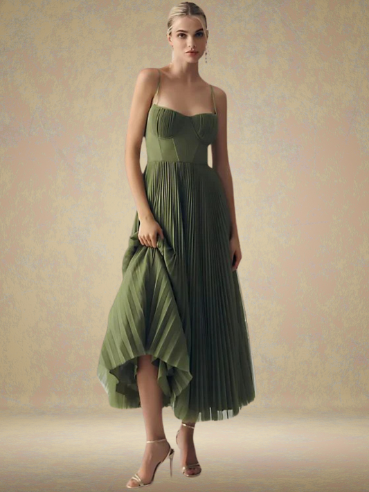 Lavinia™ | Vestido plisado romántico