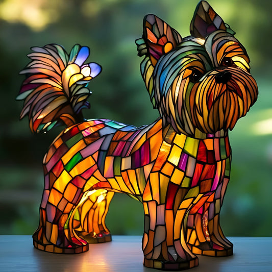 Lili | Lámpara de perro de cristal coloreado Magisk