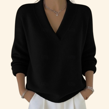 Nora | Suéter de cuello en V
