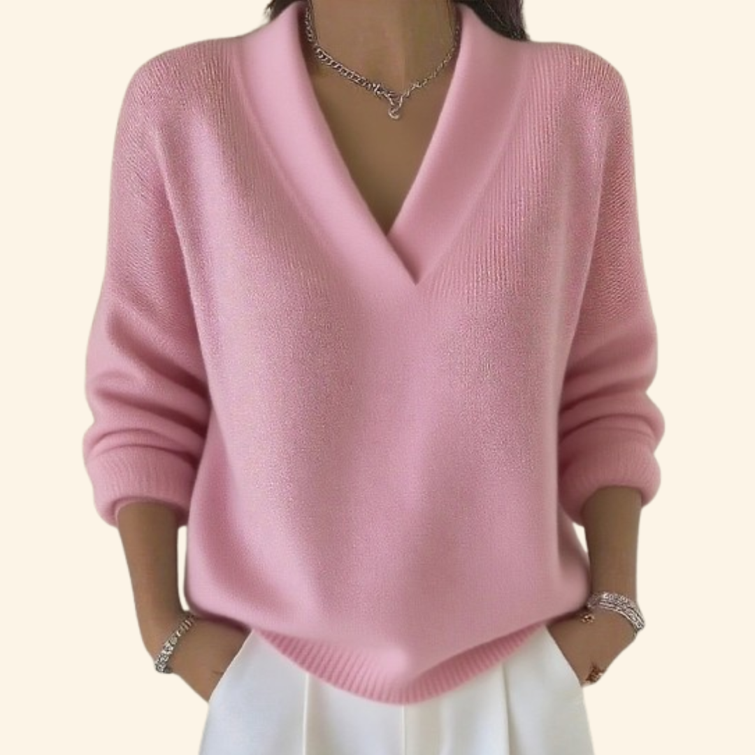 Nora | Suéter de cuello en V