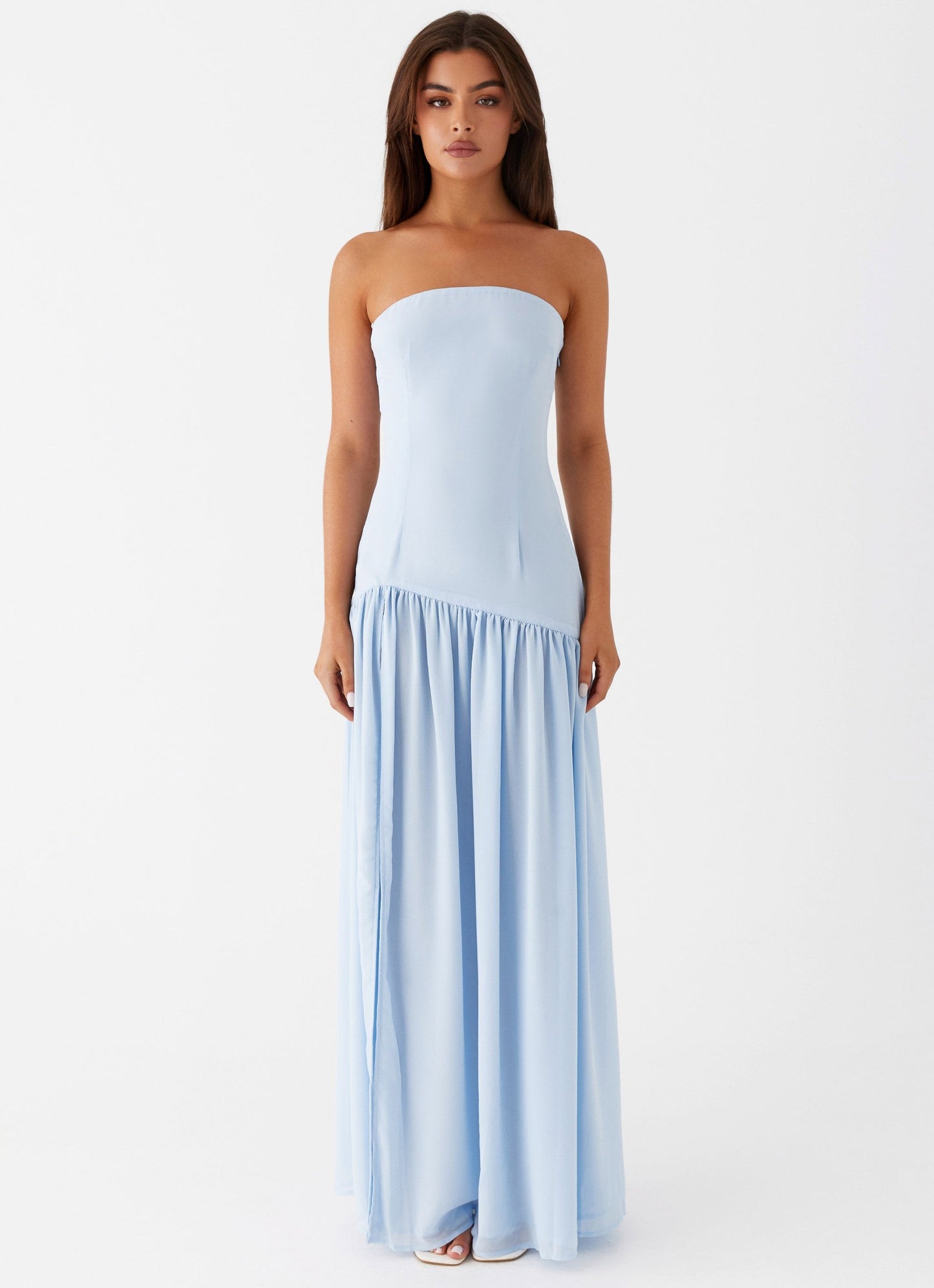 Elin™ | Vestido largo con escote