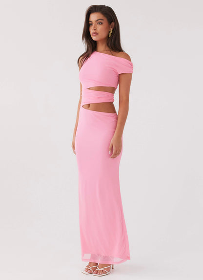 Marlie™ | Vestido largo con volantes