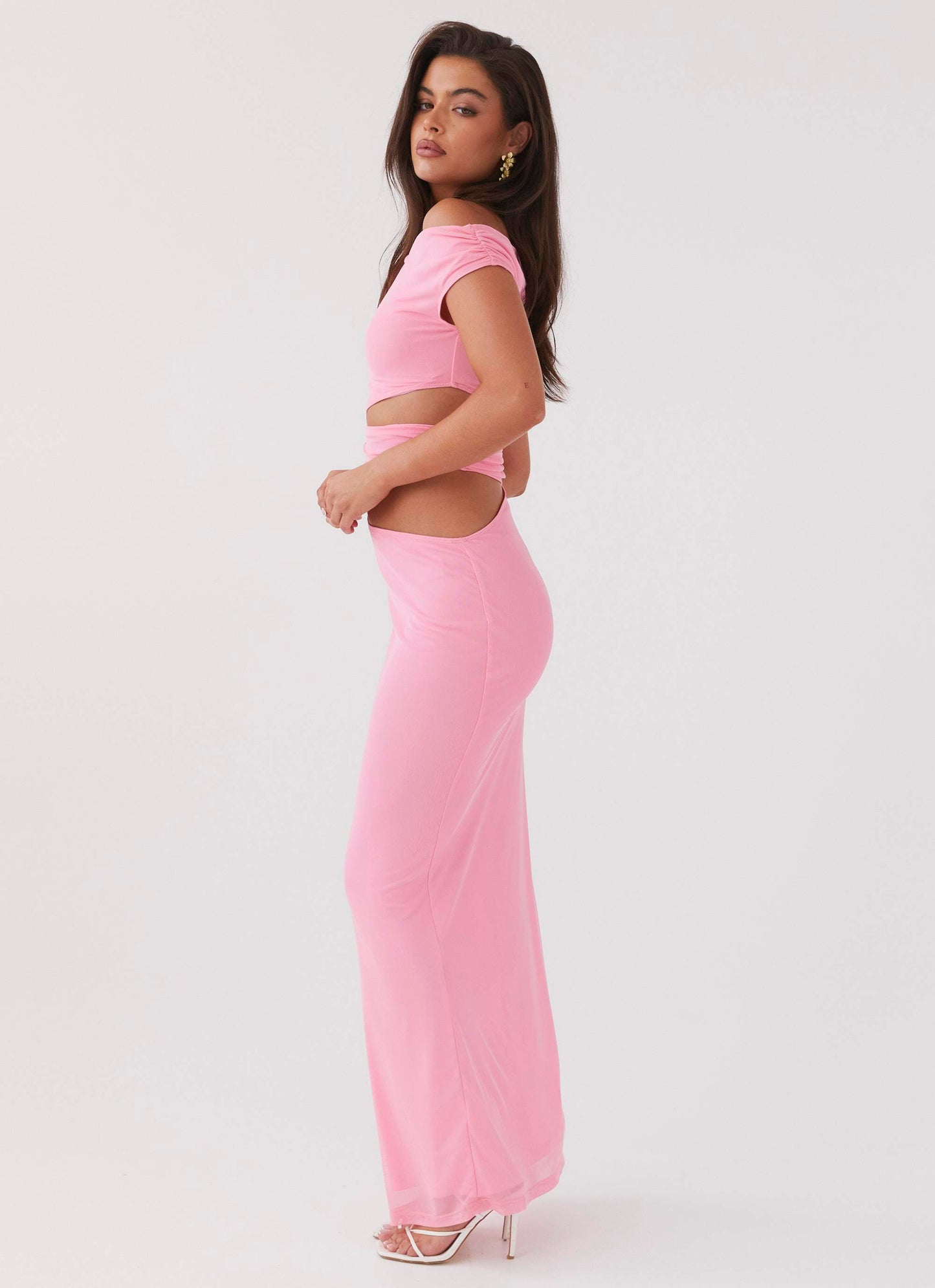 Marlie™ | Vestido largo con volantes