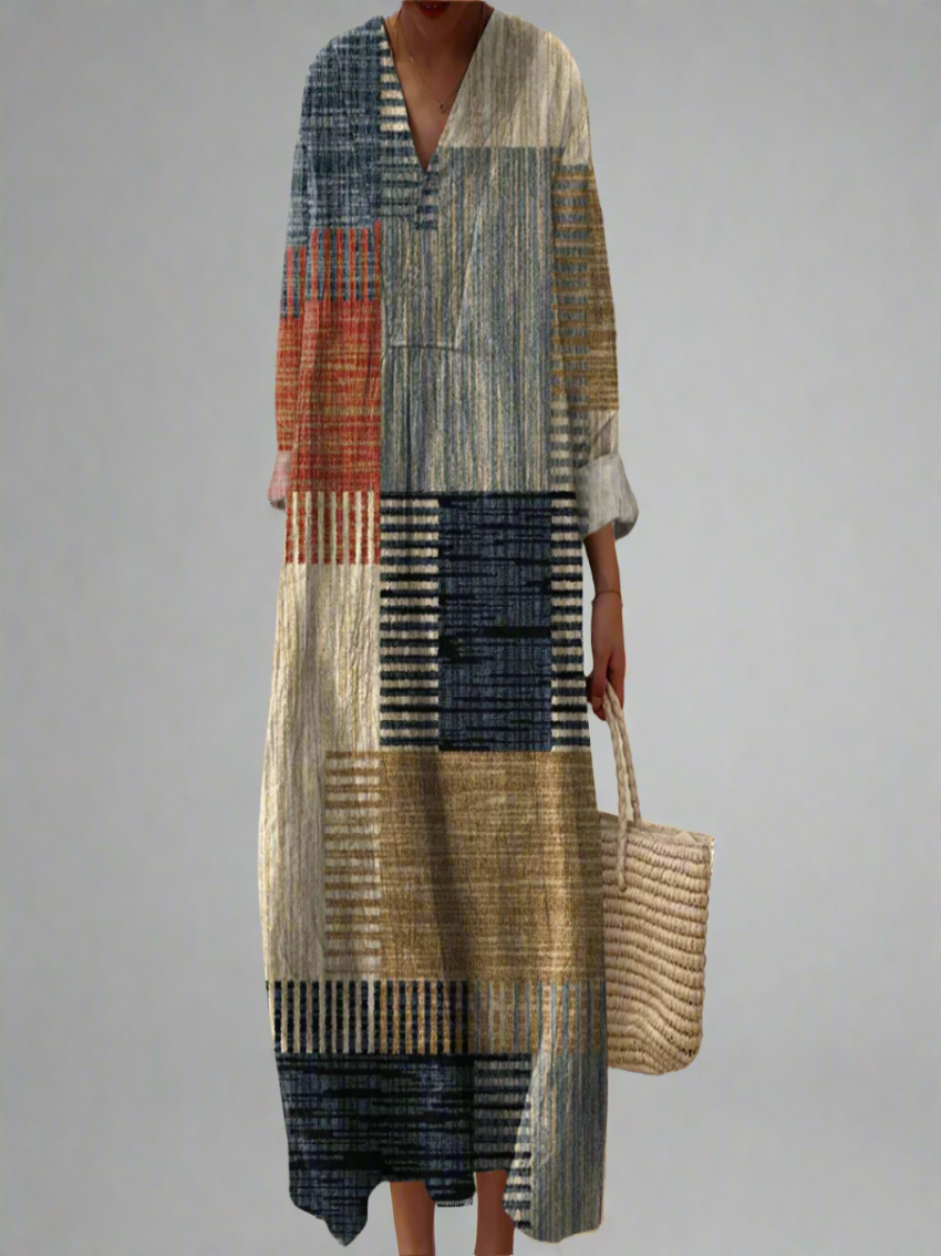 Iris | Elegante vestido abstracto