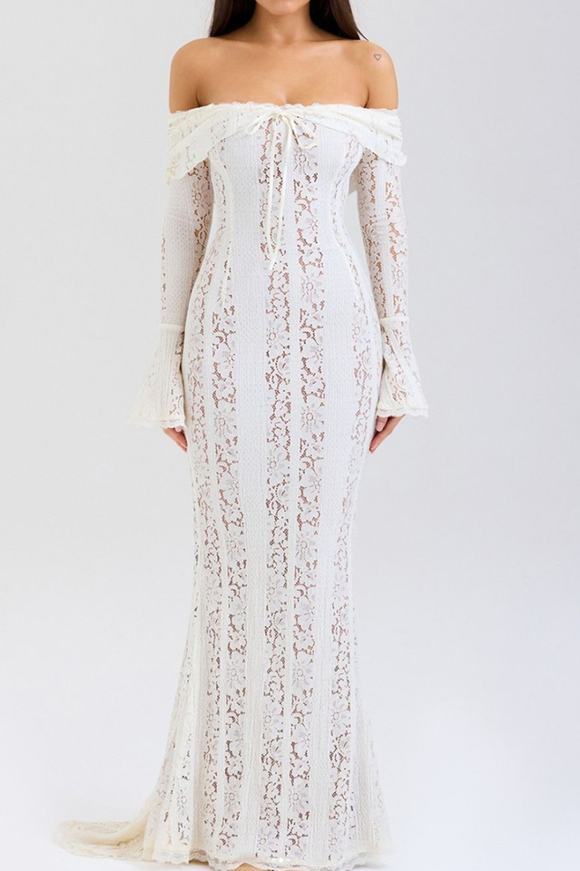 Lena™ | Vestido largo con detalles
