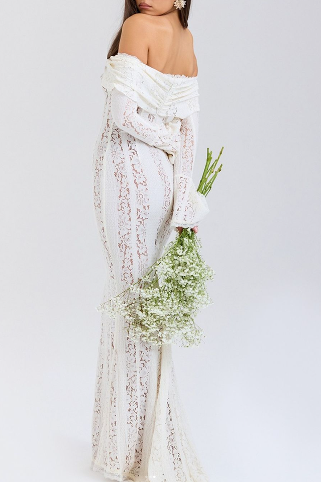 Lena™ | Vestido largo con detalles