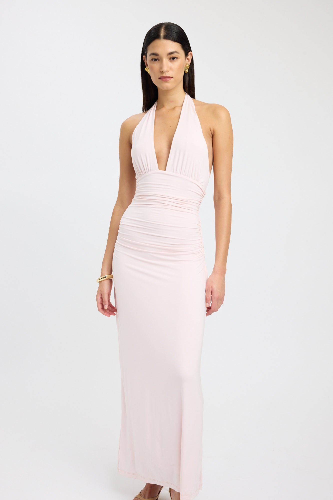 Estella™ | Vestido largo con cuello halter