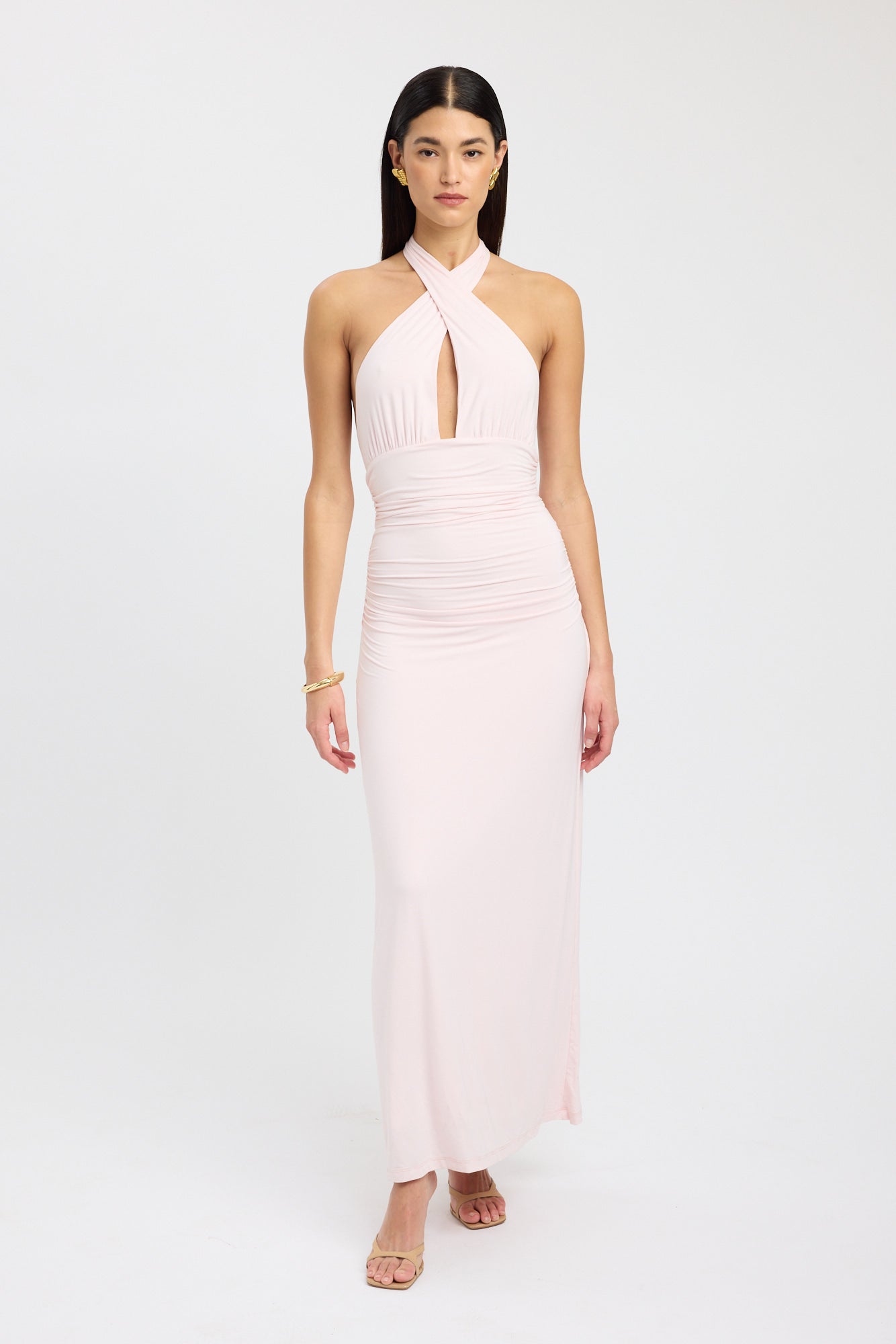Estella™ | Vestido largo con cuello halter
