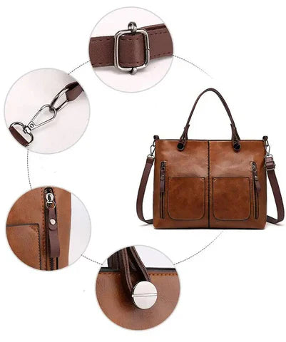 Thalia - Elegante bolso de piel