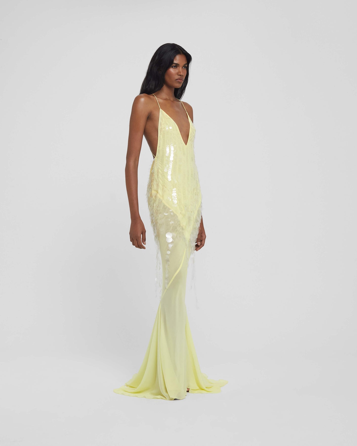 Nisari™ | Vestido con gargantilla floral