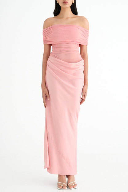Lydia™ | Maxivestido con espalda drapeada 