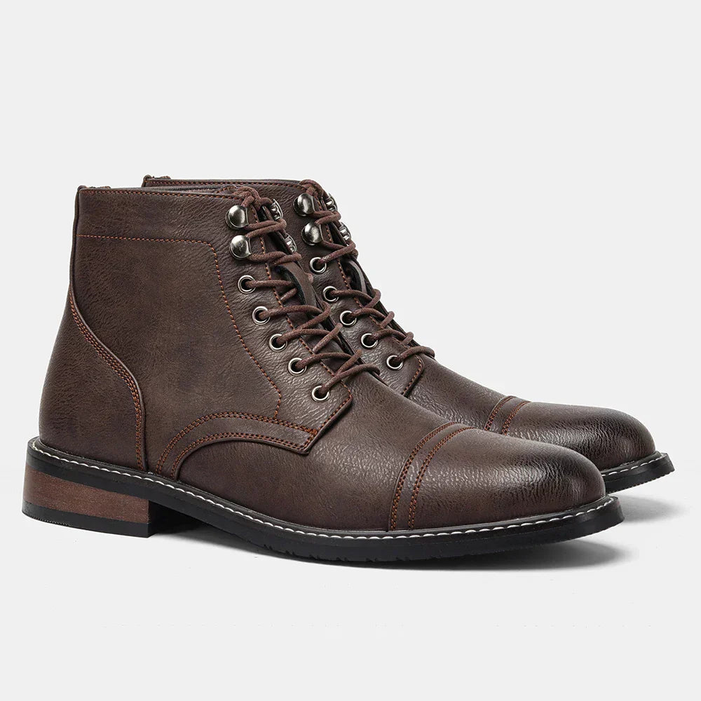 Keith | Botas Derby vintage con puntera 